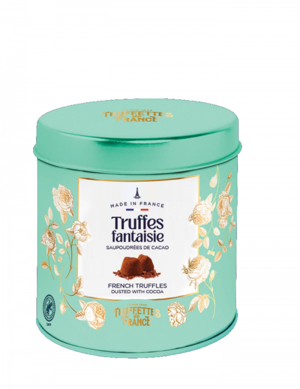 French Truffles Gift Tin - Cocoa 250g x 18