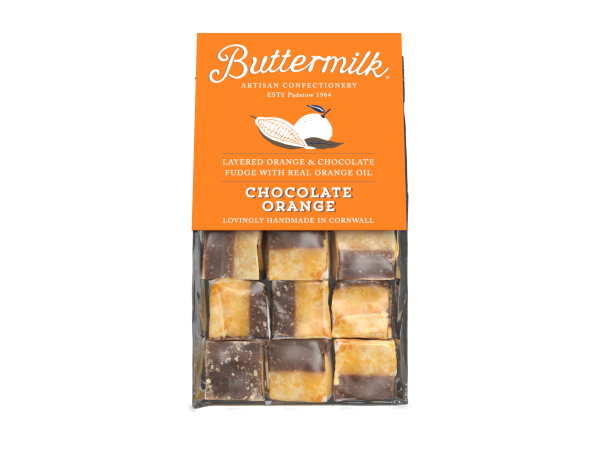Buttermilk Smooth Chocolate Orange Fudge Grab Bag 175g x 16