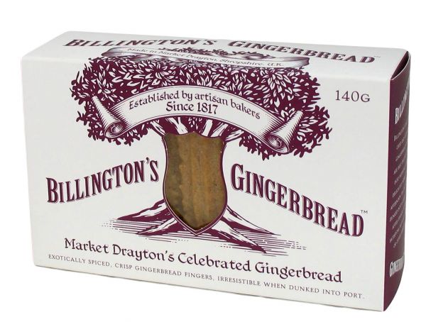 Billington's Gingerbread Fingers 140g x 12 Zero VAT