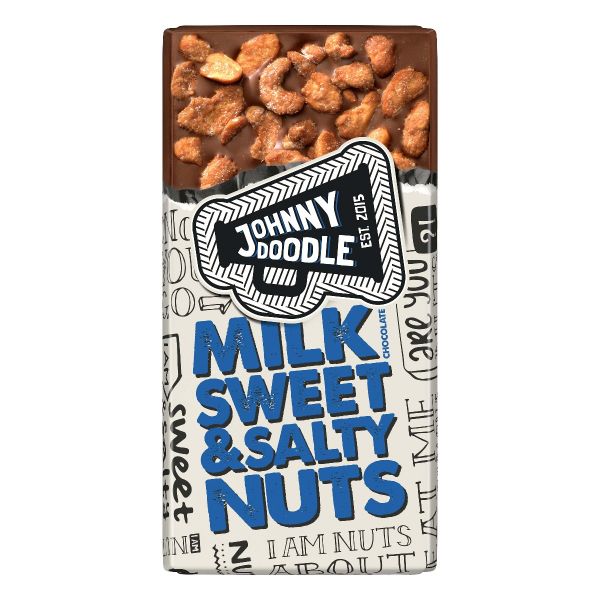 Johnny Doodle Milk Sweet & Salty nuts 150g x 10