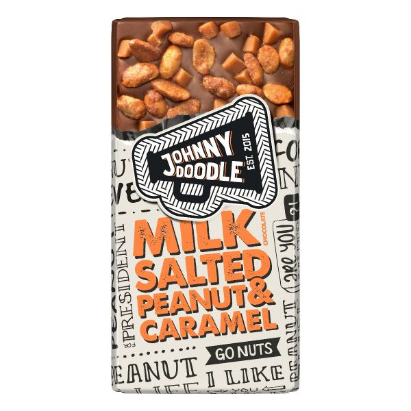 Johnny Doodle Milk Salted Peanut Caramel 150g x 10