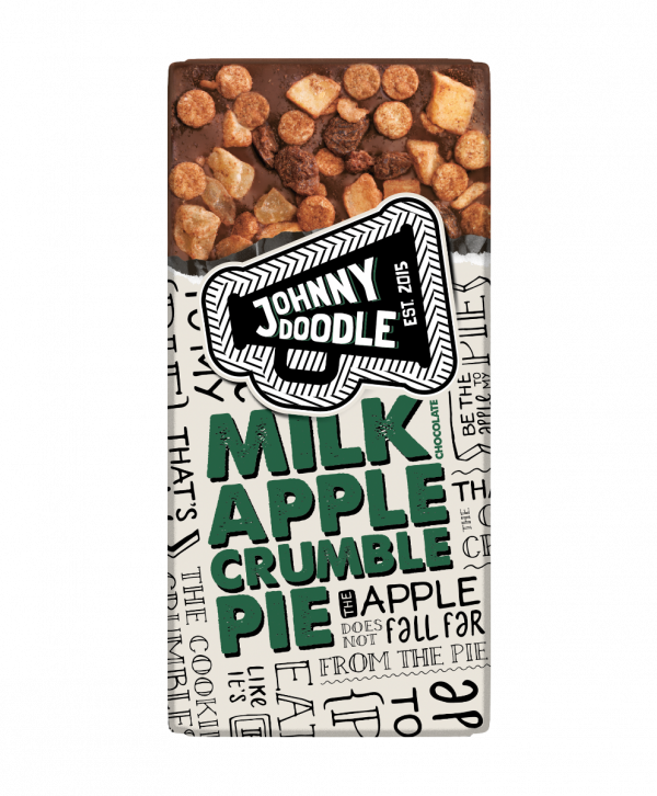 Johnny Doodle Milk Apple Crumble pie 150g x 10