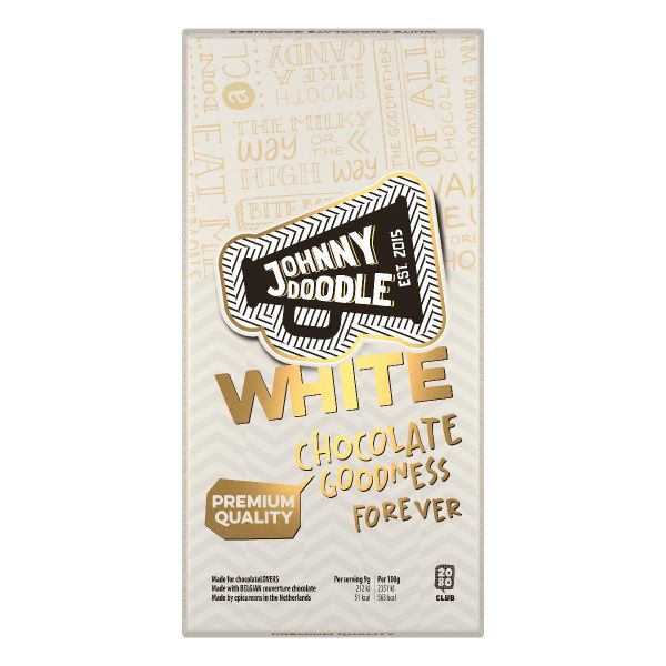 Johnny Doodle Plain White 90g x 10