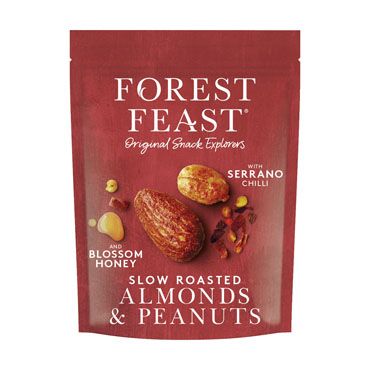 Forest Feast Honey & Chilli Almonds & Peanuts 120g x 8