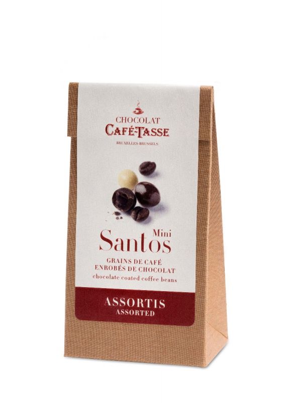 Santos Assorted Chocolate Coffee Beans 125g x 12