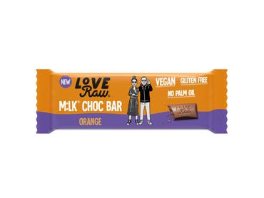 LoveRaw Orange M:lk Choc Bar 30g x 20