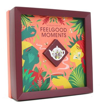 Feel Good Moments 32 Tea Bags - 4 Flavours (Turmeric Ginger & Lemongrass, Sencha Green Tea, Immune M