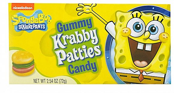 Spongebob Squarepants Gummy Krabby Patties 72g x 12