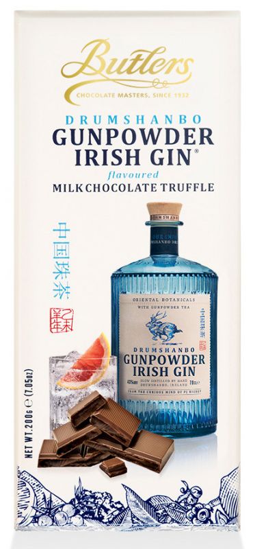 Drumshanbo Gunpowder Irish Gin Truffle Bar 200g x 12