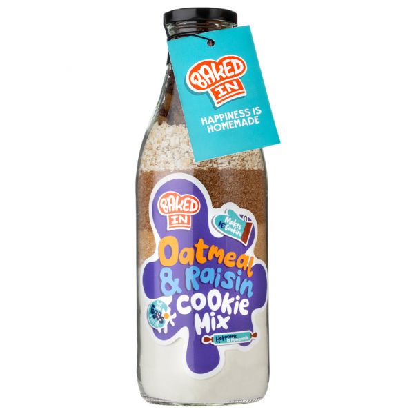 Oatmeal & Raisin Cookie Mix Bottle 1ltr x 6 Zero VAT
