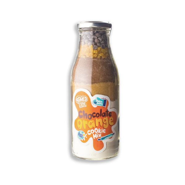 Chocolate Orange Cookie Mix Bottle (500ml) 390g x 6 Zero VAT