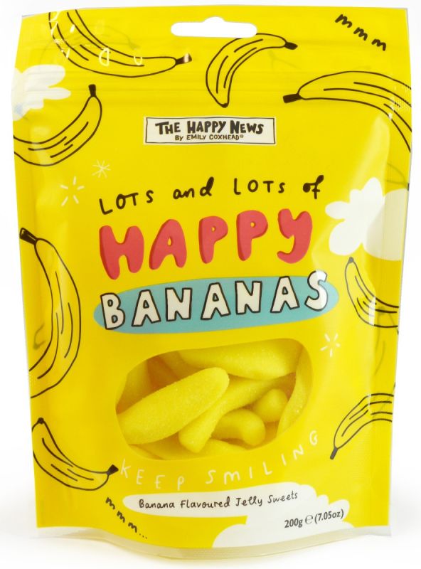 Happy News Bananas Doybags 200g x 16