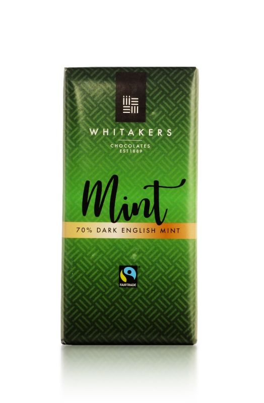 70% Dark English Mint Chocolate Bar 90g x 20