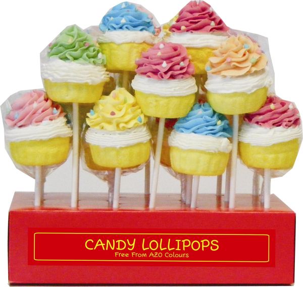 Classic Cupcake Mallow Lolly 70g x 24