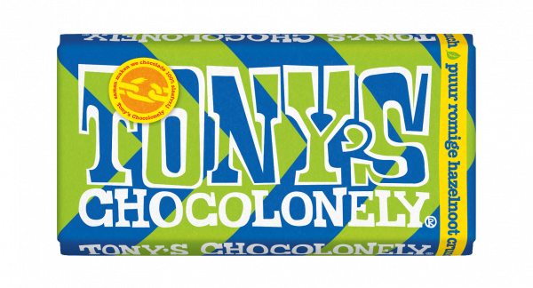 Tony's Chocolonely Dark Creamy Hazelnut Crunch 180g x 15