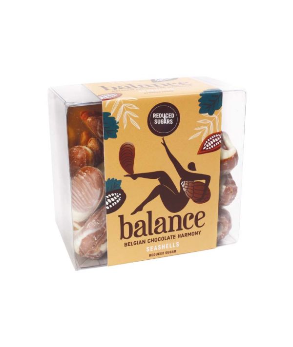 Balance No Added Sugar Box of Praline Seashells 170g x 10