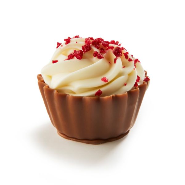 Cupcake - Red Velvet Cheesecake Berry Ganache & Cream Cupcake x 1670g (+/- 87 pcs )