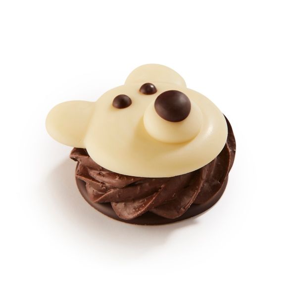 Polar Bear Waffle - Dark chocolate crème x 1.75kg (+/- 130pc)