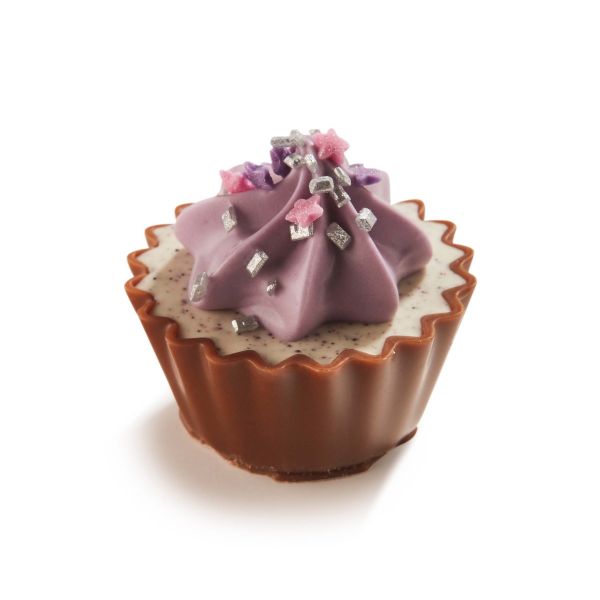 Frozen Cupcake - straciatella crème with sparkling stars x 1.37kg (+/- 87 pcs)