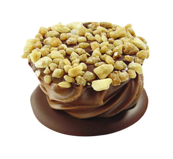 Waffle Milk - Milk Chocolate with Caramelised Nuts and Praline x 1kg (Approx 67pc)
