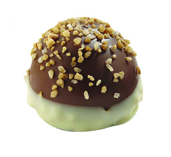 Caramel Duette - Caramel Cream with Croquant Base and Caramelised Nuts x 1kg (Approx 47pc)