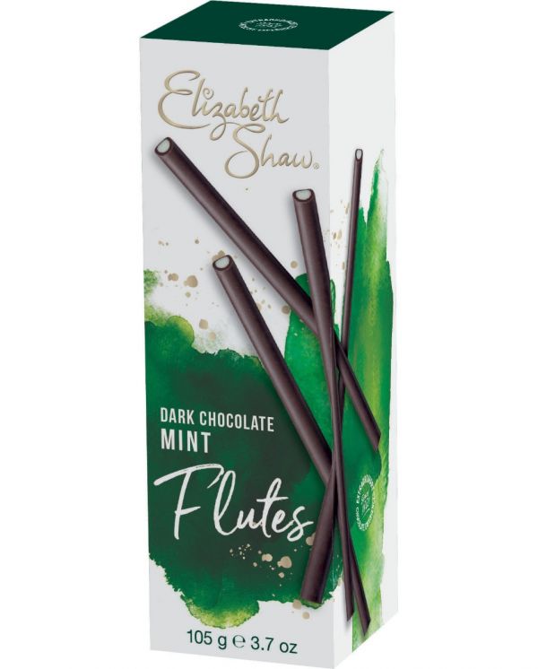 Dark Chocolate Mint Flutes 105g x 10