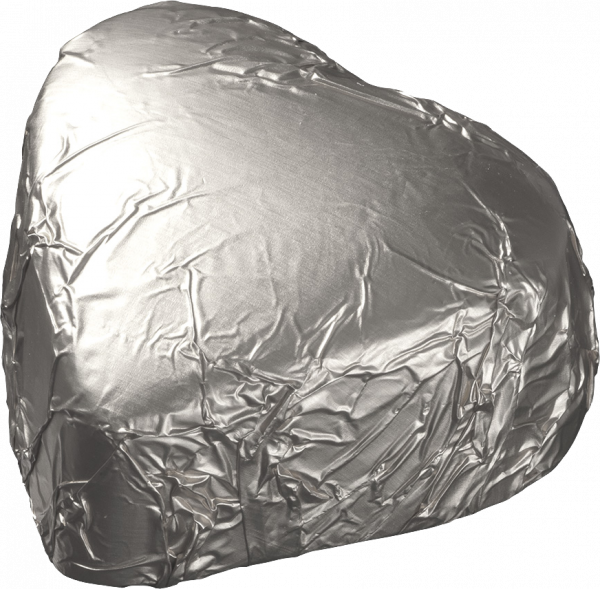 Juliet Silver Heart - Milk Chocolate with Truffle Filling  x 2kg (Approx 152pc)