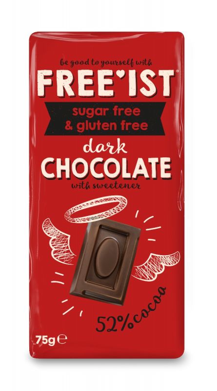 Free'ist  Dark Chocolate Sugar Free 75g x 12