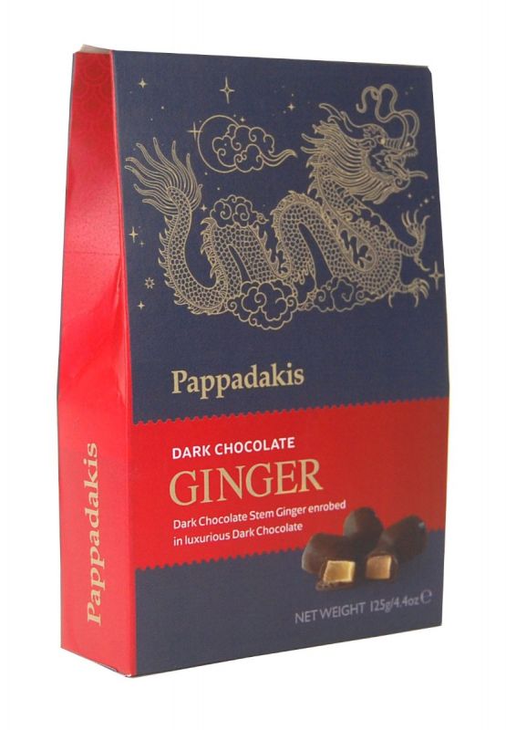 Dark Chocolate Stem Ginger 125g x 12