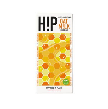 HiP Oat Milk Chocolate Bar - Salted Honeycomb 70g x 12
