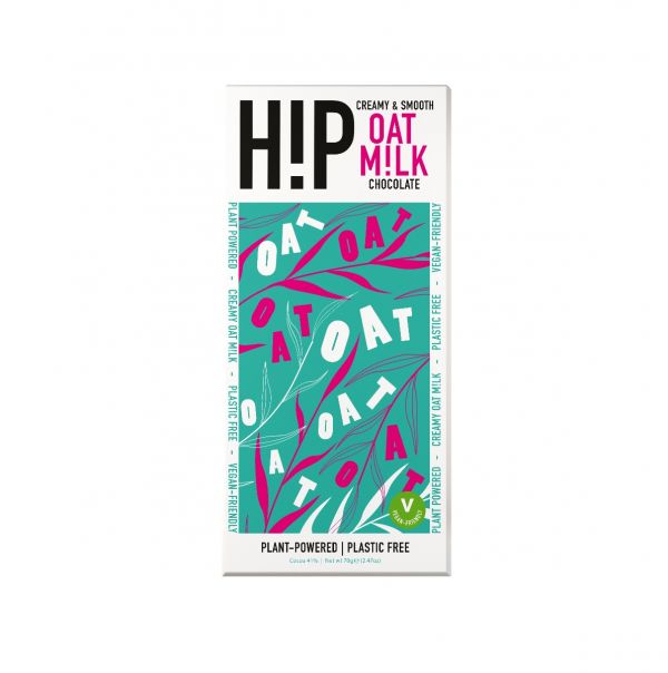 HiP Oat Milk Chocolate Bar - Creamy & Smooth 70g x 12