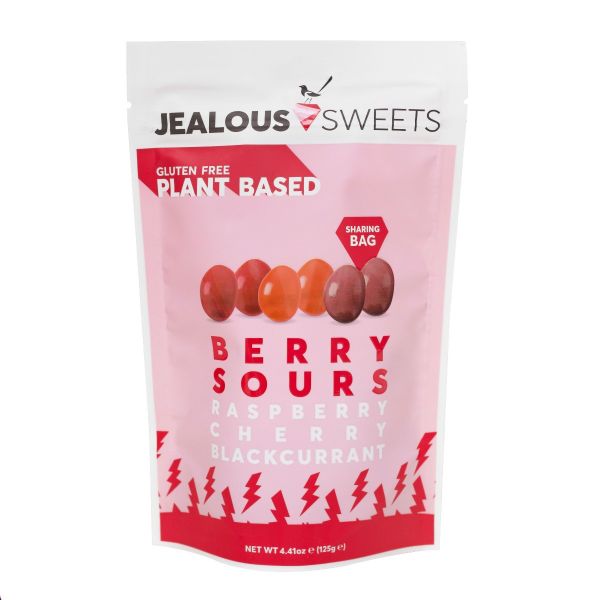 Berry Sour Beans Share Bag ( Raspberry/Cherry/Blackcurrent) 125g x 7