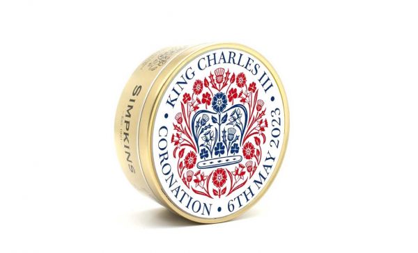 Coronation Kings Charles Emblem Tin 175g x 6
