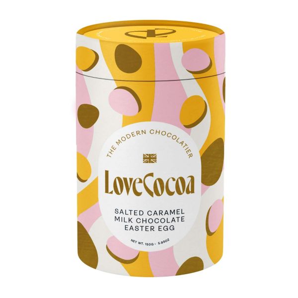 Love Cocoa Salted Caramel Milk Chocolate Easter Egg 150g x 10