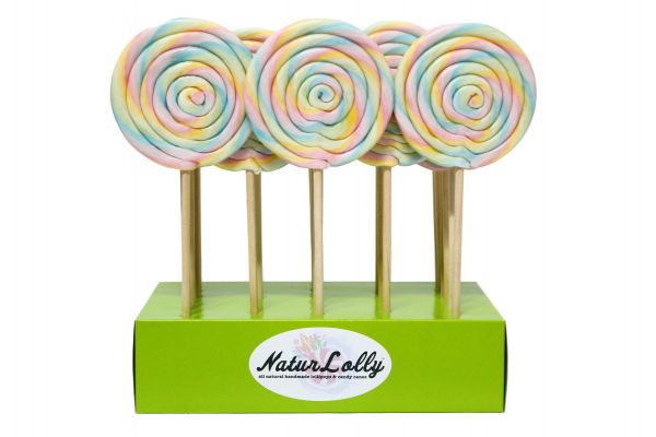 Spiral Rainbow Lolly 100g x 24 DATED 15.05.2024