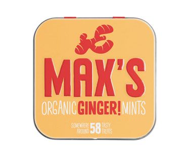 Max's Mints Organic Ginger 35g x 8