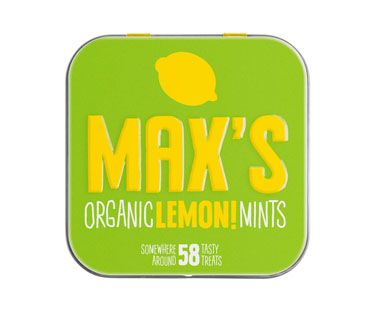 Max's Mints Organic Lemon 35g x 8