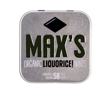 Max's Mints Organic Liquorice 35g x 8
