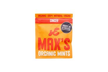 Max's Mints Organic Ginger 17g x 12