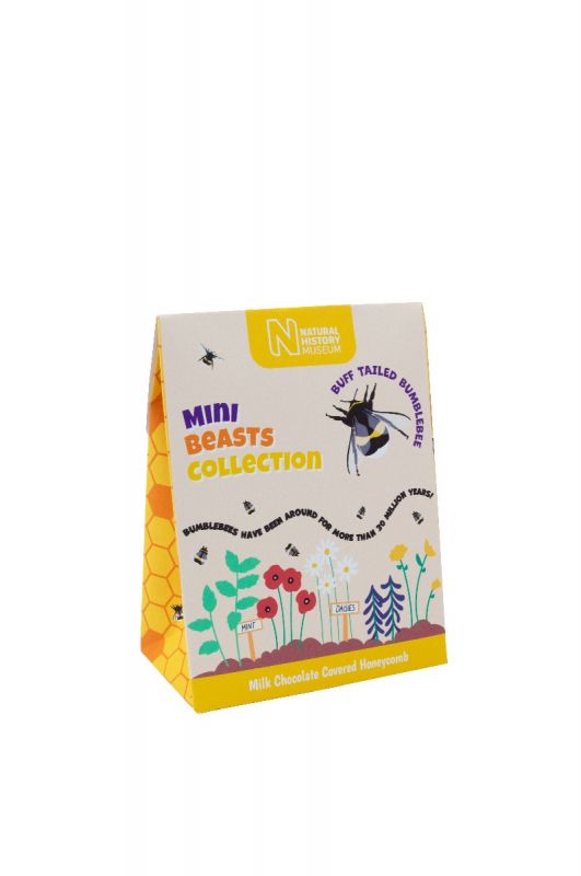 NHM Mini Beasts Milk Chocolate Honeycomb 92g x 7