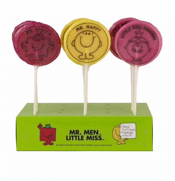 Mr Men and Little Miss Candy Lollies 60g x 24