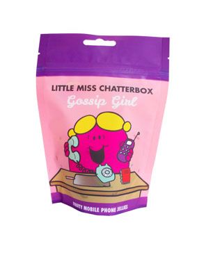 Little Miss Chatterbox - Fruity Mobile Phone Shaped Jellies Doybag 140g x 20 DATED 31.05.2024