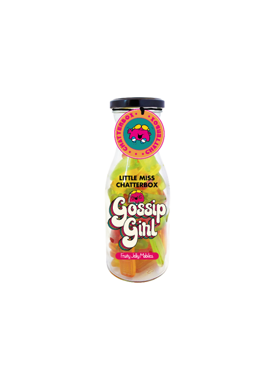 Little Miss Chatterbox " Gossip Girl" Fruity Jelly Mobiles Bottle  350g x 6 DATED 31.05.2024