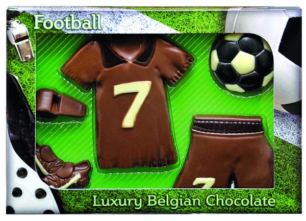 Milk Chocolate Football Gift Set 150g x 8