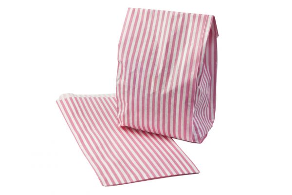Pink and White Bags (80x124x200mm) x 100