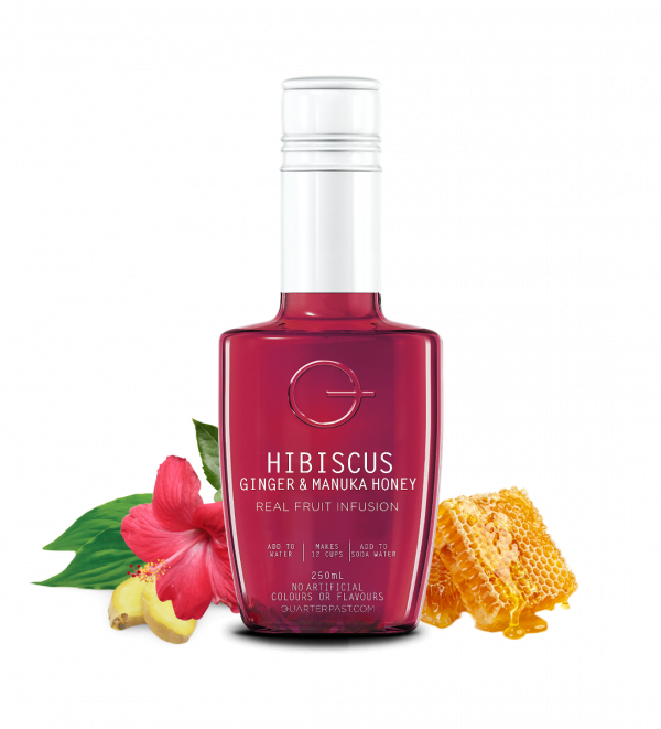 Hibiscus Ginger & Manuka Honey Real Fruit Infusion 250ml x 8