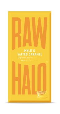 Mylk & Salted Caramel, Organic Vegan Chocolate Bar 70g x 10  GBORG04