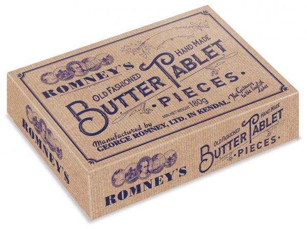 Romneys Old Fashioned Butter Tablet Box 180g x 12