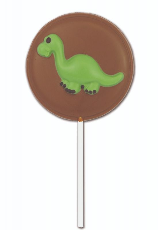 Dinosaur Chocolate Lollies 65g x 24