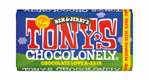 Tony's Chocolonely Dark Milk Brownie 180g x 15 FAIRTRADE